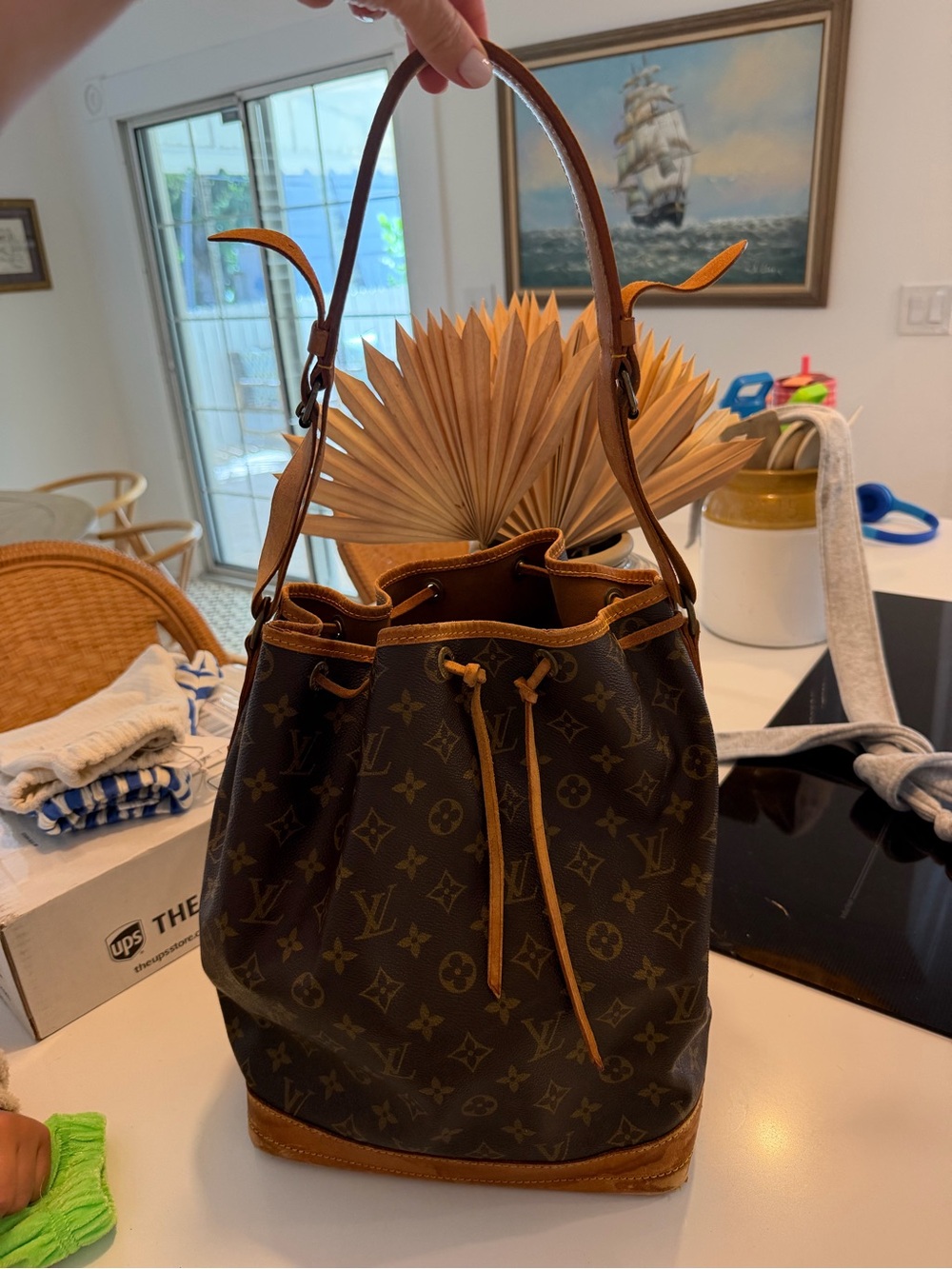 Louis Vuitton Brown Monogram Canvas Noé Bucket Bag